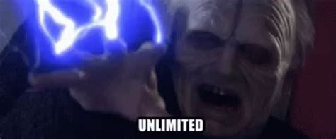 unlimited power gif|Palpatine Unlimited Power GIFs